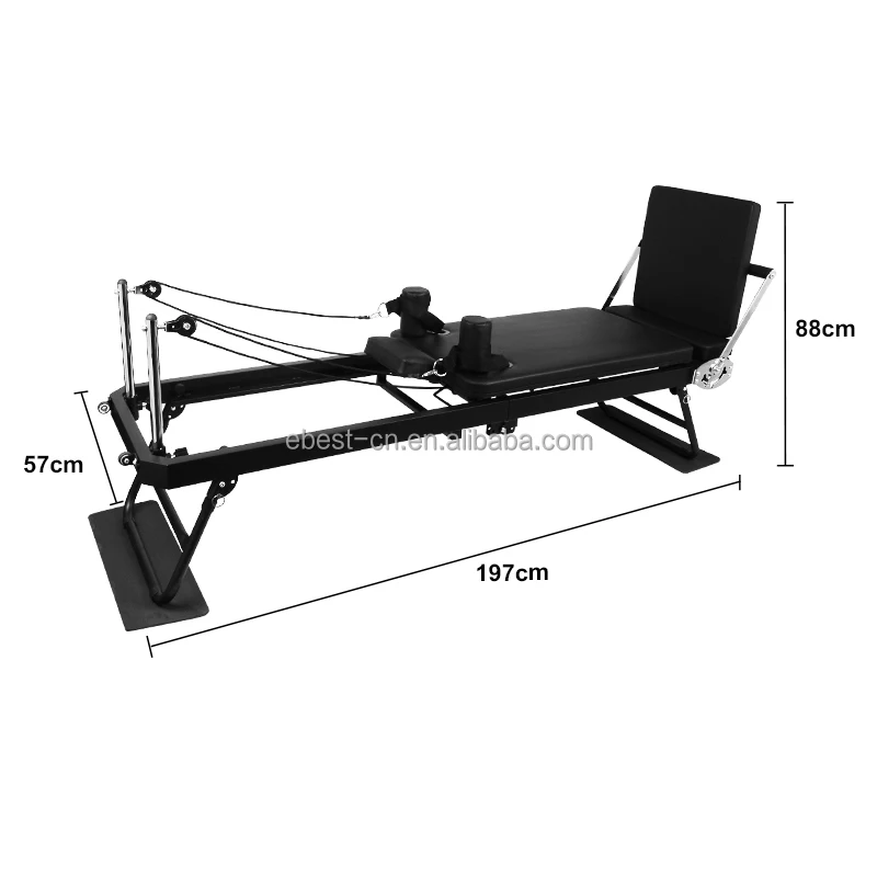 New Foldable Wood Cadillac Pilates Reformer Machine Multi-Use Fitness Equipment for Home Gym or Yoga Studio Box Packed