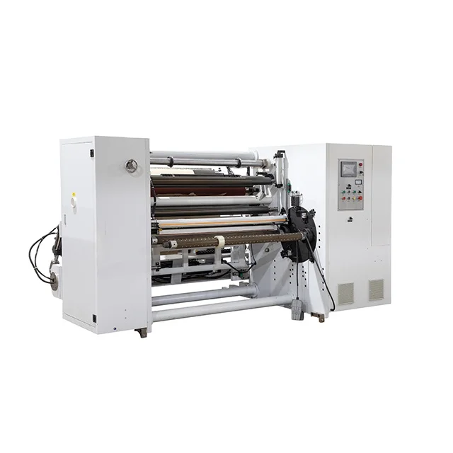 Hot Sale High-Speed Servo Motor PLC Control High Precision Label/Paper Roll Rewinding Machine with Turret Rewinder