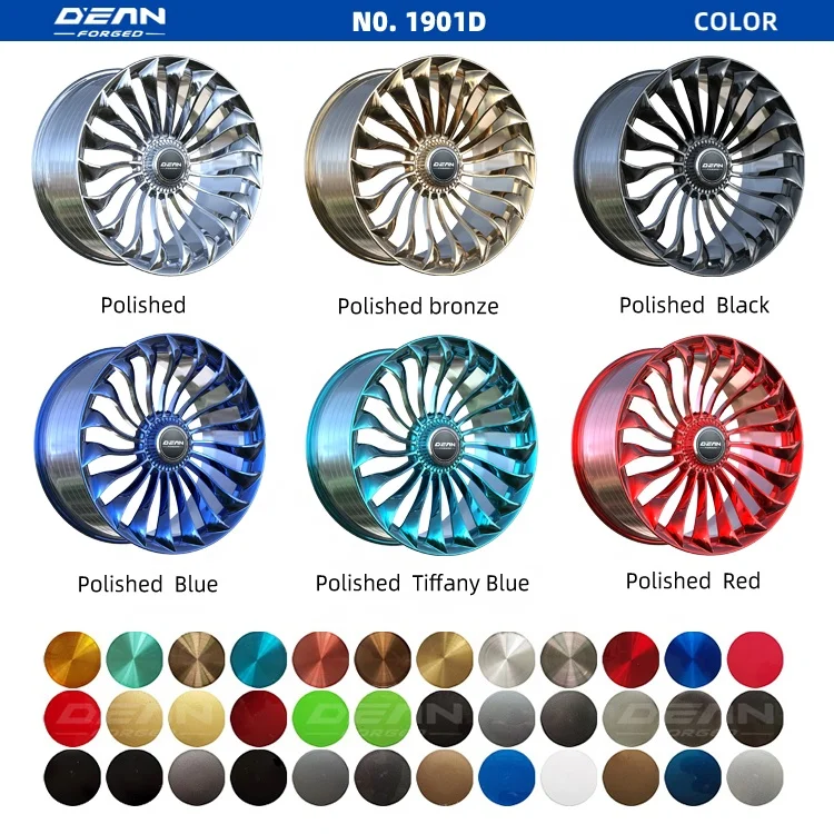 #1901D DEAN forged Custom wheels 6061-T6 Lightweight aluminum alloy 18/19/ 20/21 inch forged car wheel