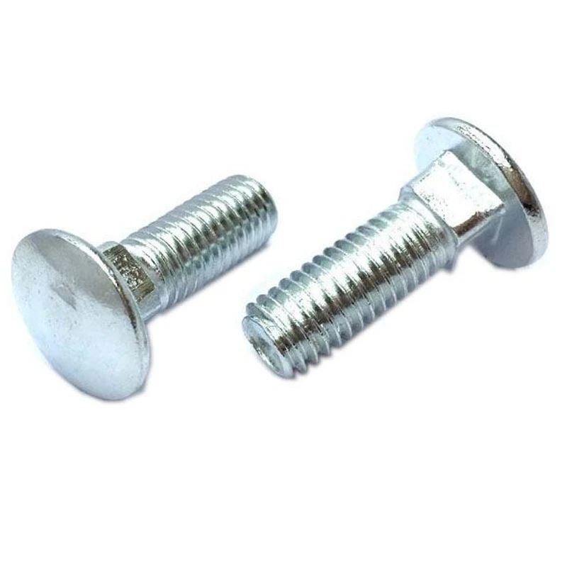 stainless steel mushroom round head square neck aluminum carriage bolts