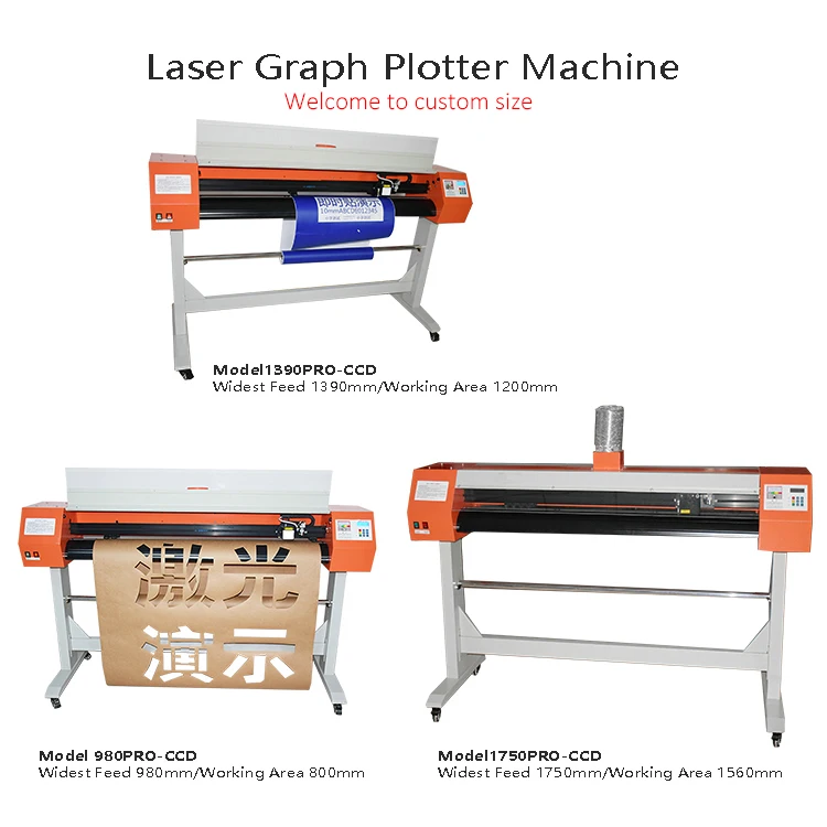 980mm Flock and Flex USB Driver Cutting Machine Graphic Plotter Vinyl Cutter with CCD Camera AutoLaser SingMaster