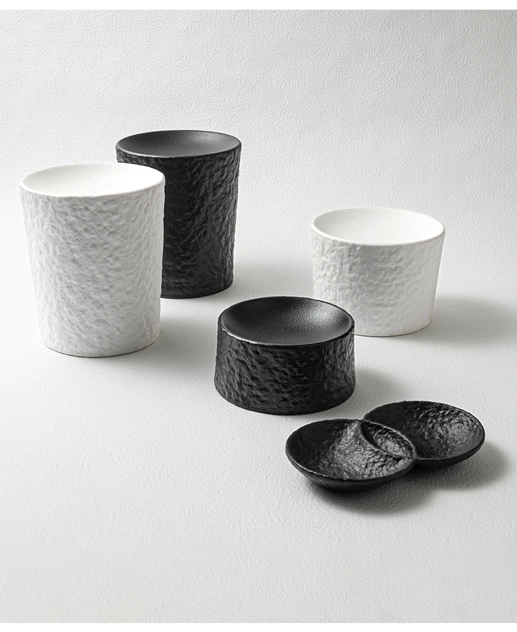 2024 New Molecular Gastronomy Creative Stone Pattern Modern Cuisine Restaurant Hotel Dish Dishes Plates Restaurants Ceramic