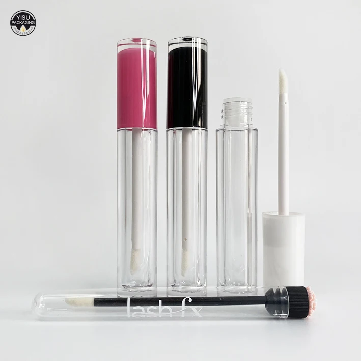 Hot Sale 10ml Transparent Clear Empty Eyelash Eye Serum Tube Eyebrow Mascara Lip Gloss Tube with Wand