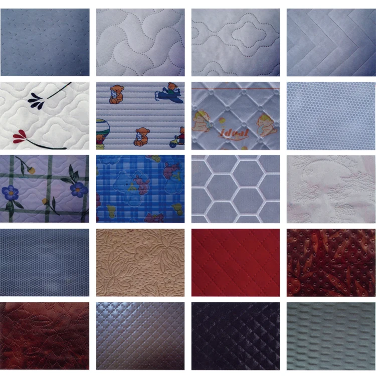 Ultrasonic quilted fabric quilting machine for bags