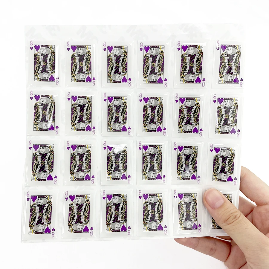 Custom printed high quality vinyl mounted 3d sign adhesive epoxy resin label stickers