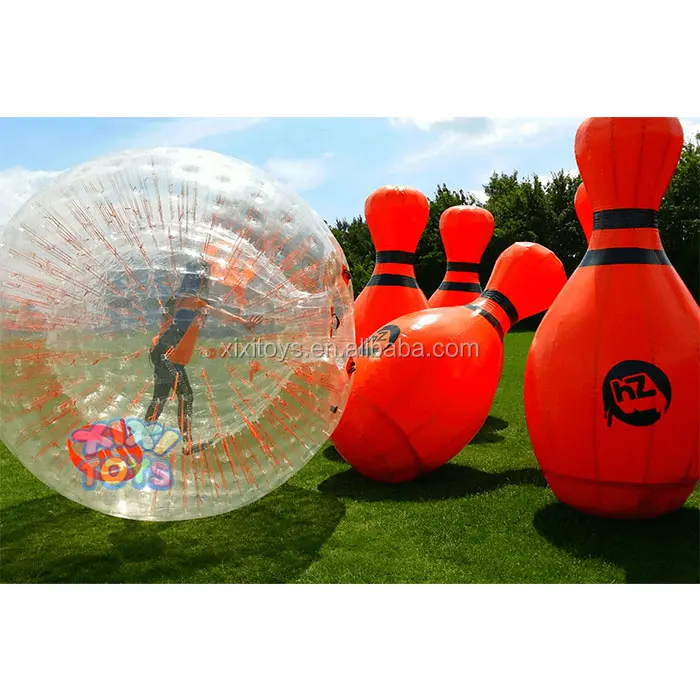 XIXI TOYS Outdoor PVC/TPU Durable Human Inflatable Zorb Ball,Inflatable Grass Rolling Balls