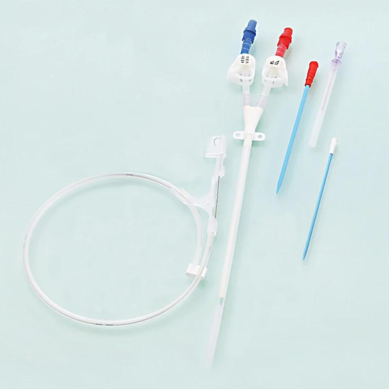 
 CE // катетер, медицинский одноразовый катетер для гемодиализа, аксессуары для очистки крови  