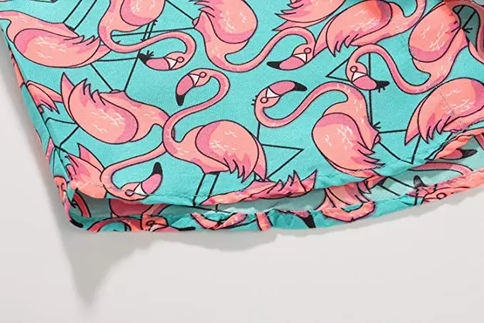 Повседневная гавайская рубашка с короткими рукавами и цифровым принтом для больших мальчиков