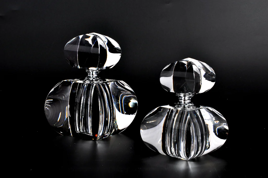 Modern luxury design custom perfume bottles 100 ml transparent empty rectangular perfume bottle