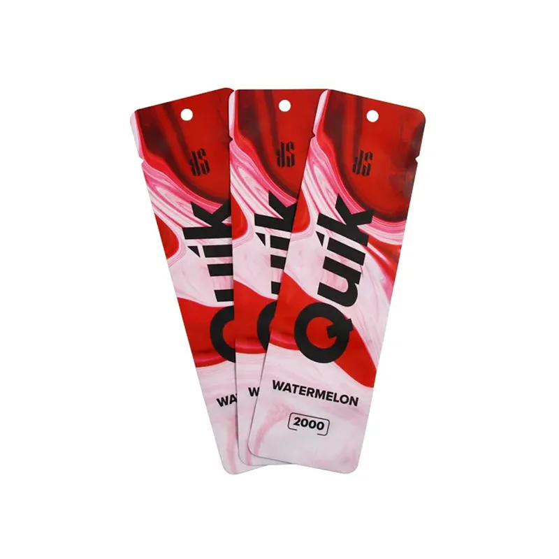 Custom Printed smell proof plastic pack flat three side seal sample mini small pouch packet sachet packaging mylar bags for seed