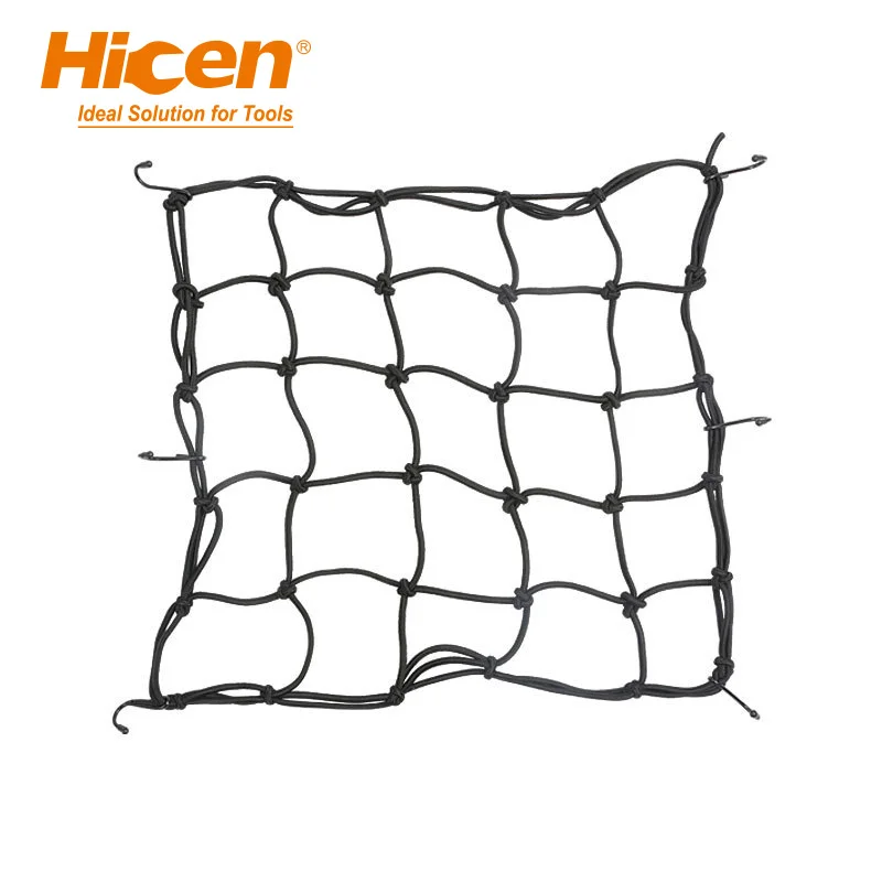 Strong Elastic High Quality Motorcycle Cargo  Luggage Nets With Hook For Helmet Security