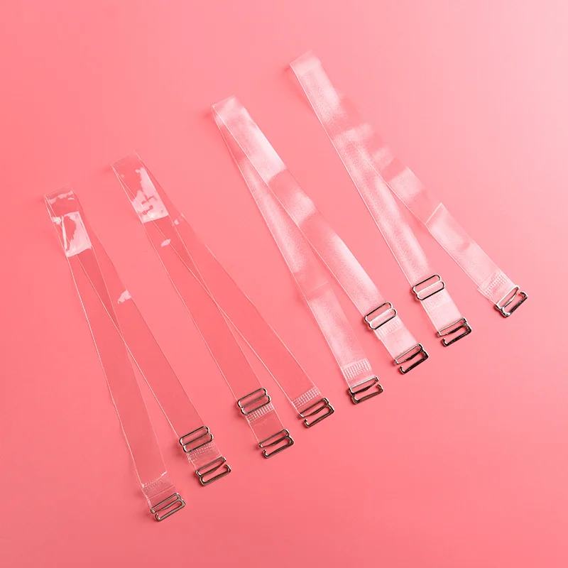 New Arrival transparent adjustable elastic shoulder bra transparent replacement shoulder strap
