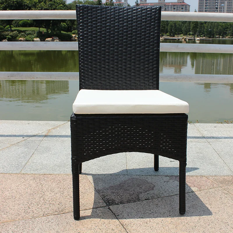 YASN HYTZ014 Modern Rattan Outdoor Dining Table Chairs Set