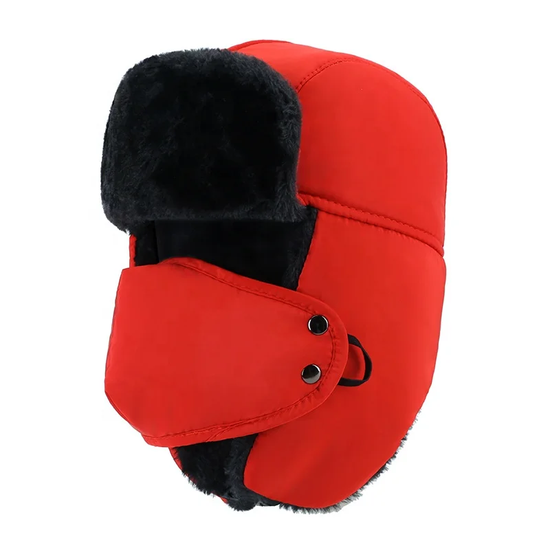 stock colors trapper with Thickened Thermal Ear Protection hat Winter Trooper Hat