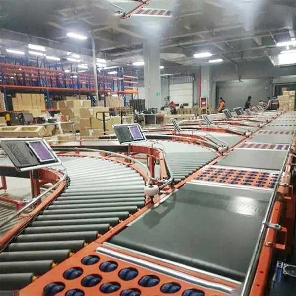 Automatic Parcel Sorting Machine Dws Parcel Sort Wheel Sorting Conveyor