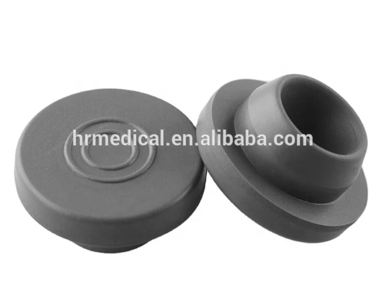 pharmaceutical rubber plug stopper supplier for infusion and injectables glass bottle vials