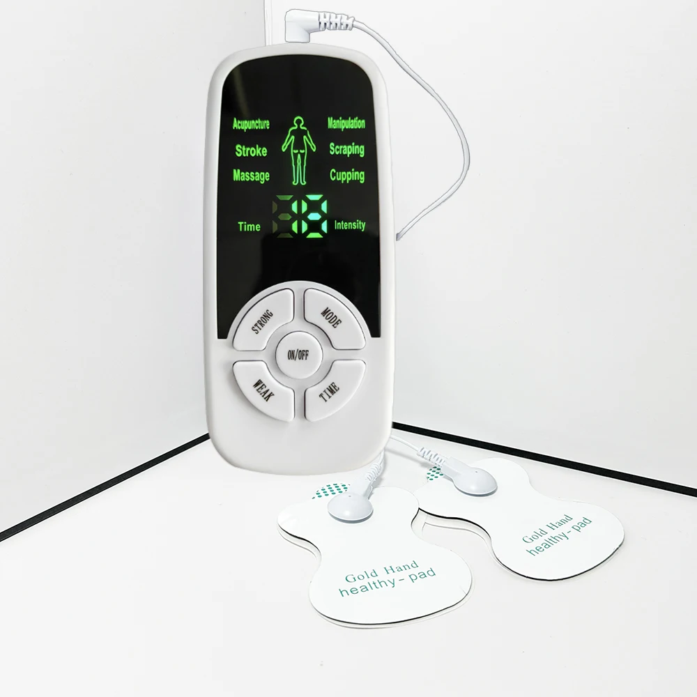 Selling cheap electronic pulse Tens therapy massager with electrode pad low frequency pulse physiotherapy treatment device