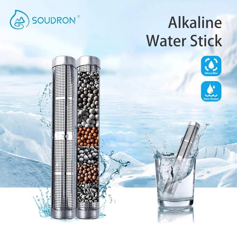 Acidic Neutralized Alkaline Balance Alkaline Water Filter Stick Mineral Water Stick With Mineral Stones