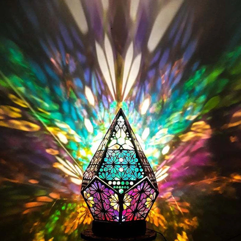 Новый дизайн инновационный богемный свет для дома декоративные роскошные золотые металлические ремесленные лампы подарок декоративные элементы для гостиной