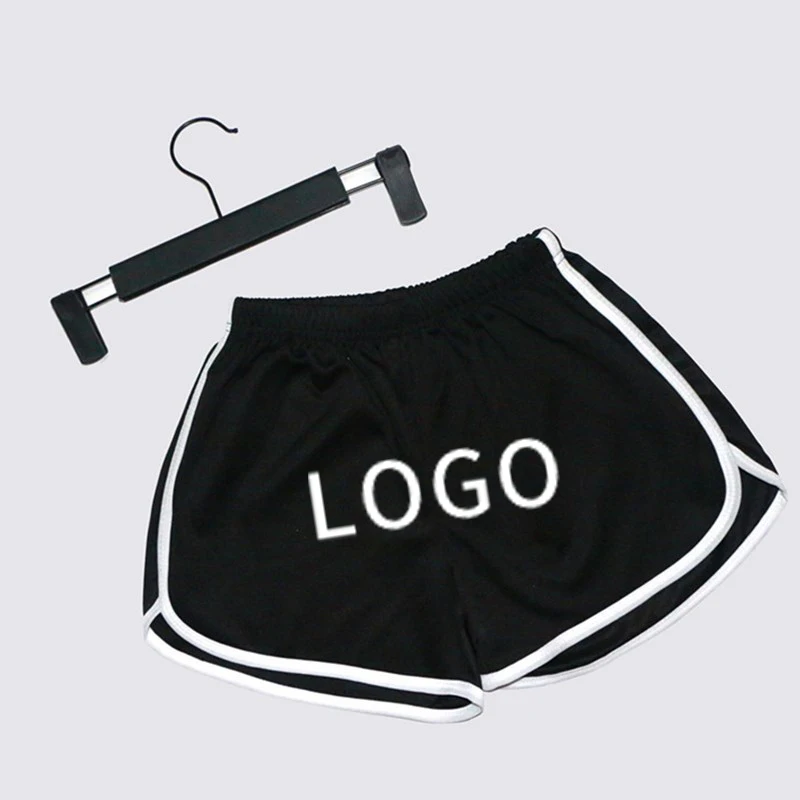 Летние велосипедные эластичные строченные повседневные хлопковые мягкие женские спортивные шорты с индивидуальным логотипом
