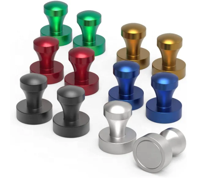 High Temperature Resistance Smco Push Pin Magnets Whiteboard Colorful Magnetic Pins