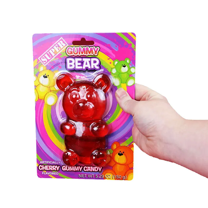 Delicious Fruit Flavor Gummy Candy Assorted Flavor Gummi Bears Yummy Giant Gummies Jelly Bear