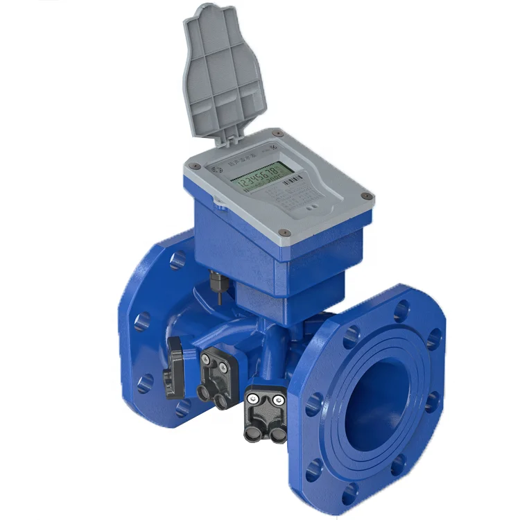 DN50-DN300 ultrasonic water meter with accurate measurement and low price is applicable to the large pipe network of water compa
