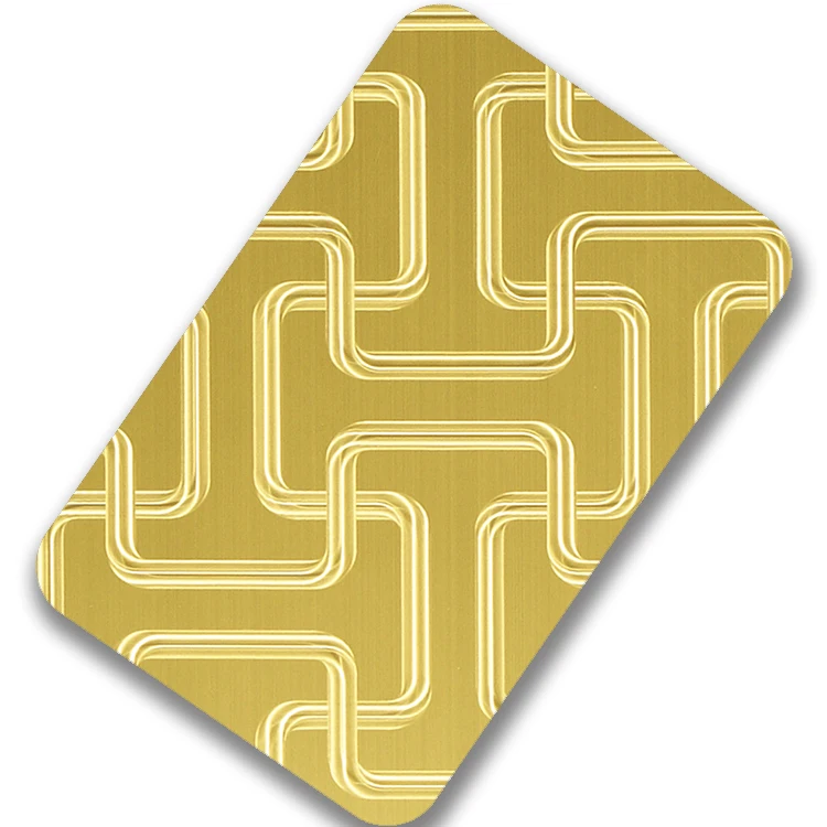 
Grade 304 4x8 Stainless Steel Etched Sheet for Decoration 