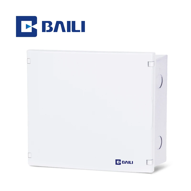 BAILI  High Quality LS 10Way new design PC panel board Flush Mounted  low voltage MCB Electrical Distribution Box