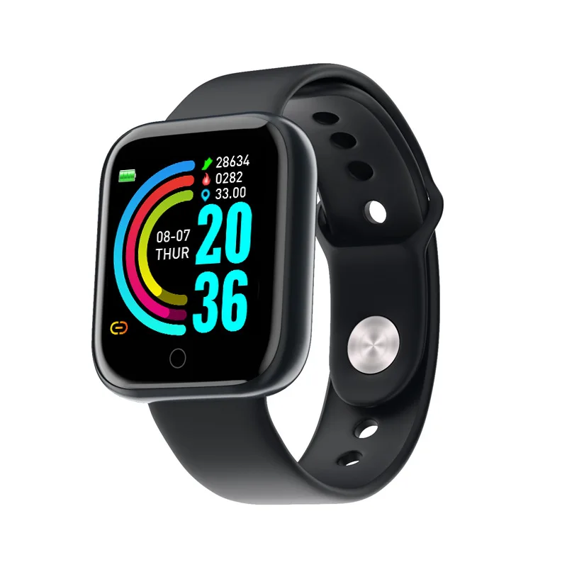 
Y68 hotsale Sports Smart Watch Life Waterproof Watch Blood Pressure Heart Rate Monitor 1.3 Inch Smart Bracelet Smartwatch 