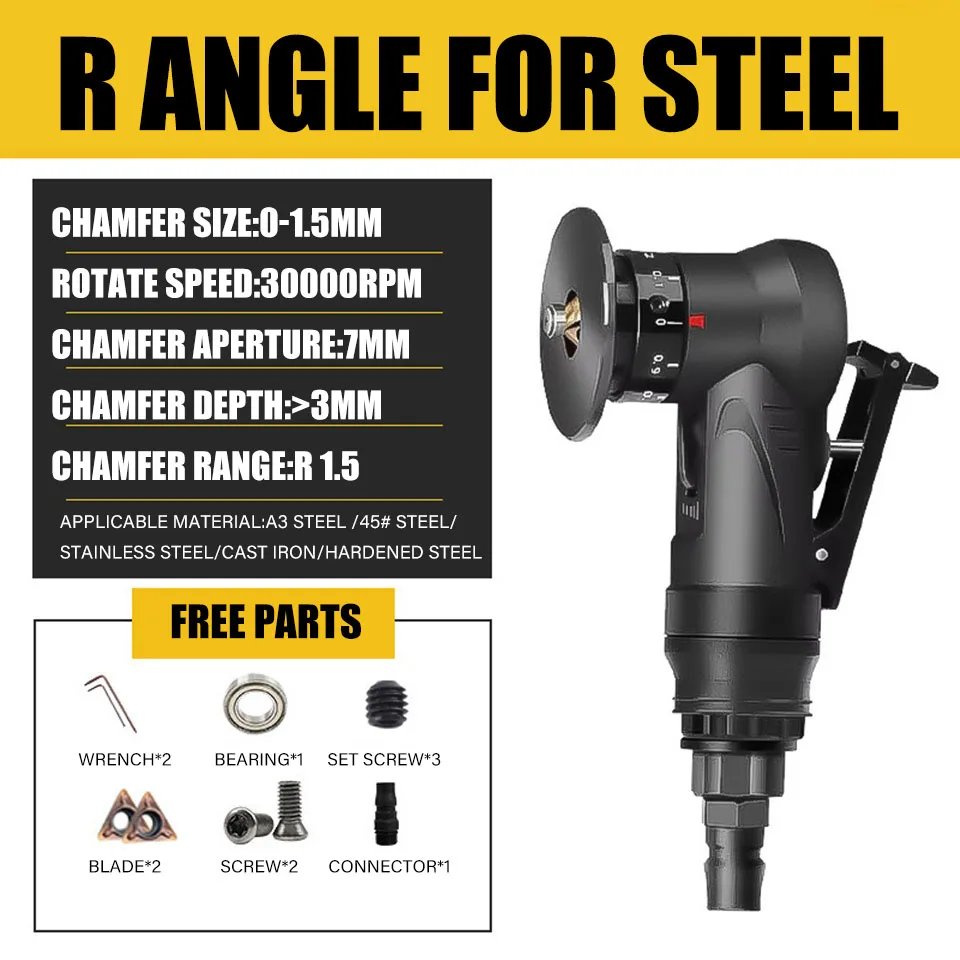 Handheld R angle for steel Chamfering Machine Tool for Efficient Chamfering Process