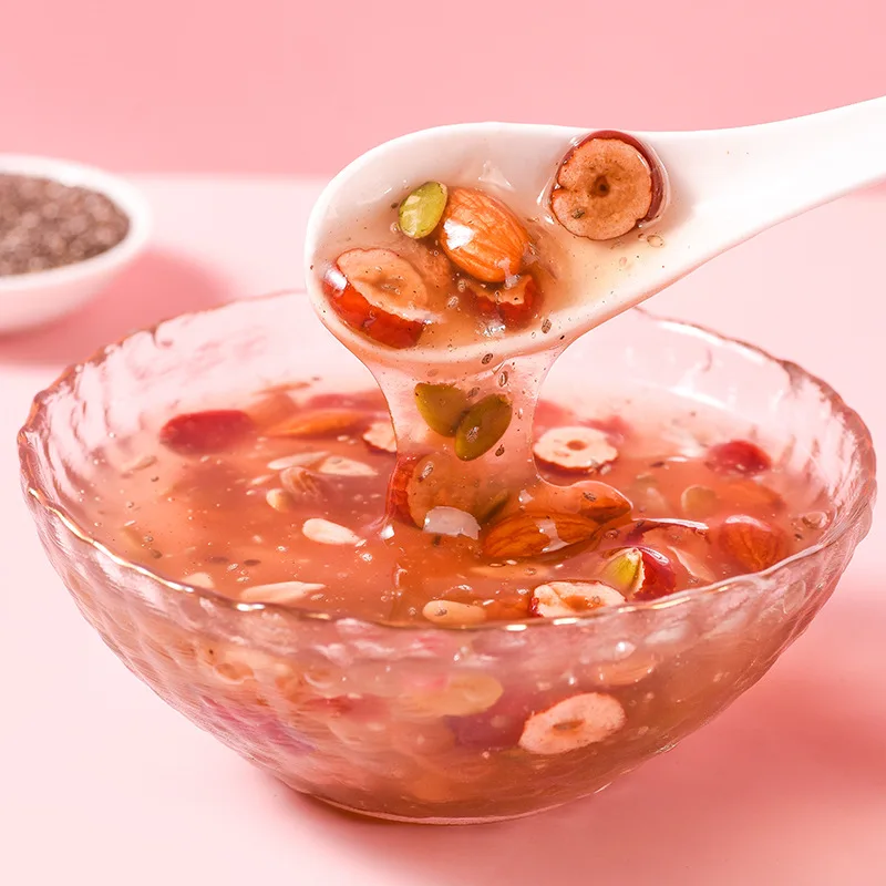 Yummeet Wholesale Chinese foods 500G chia qiya seed nut diet lotus root meal powder soup