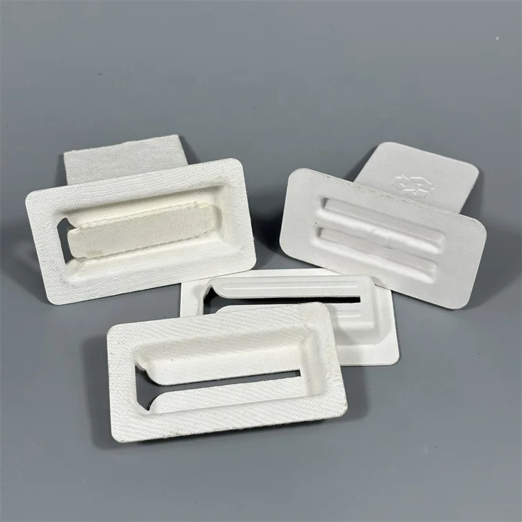 cardboard-display clips pulp racks product display clips biodegradable material clips