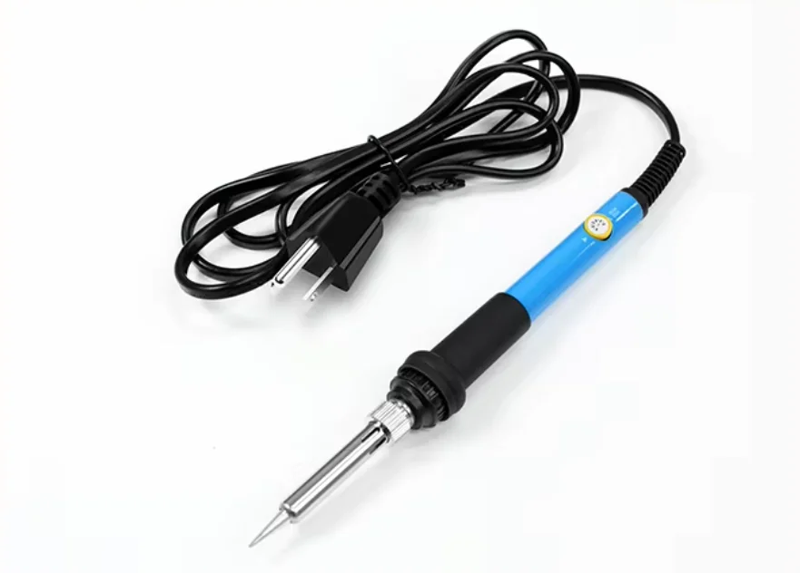 220V 110V 60W Electric Soldering Iron Adjustable Temperature Station with Heat Pen Tips for Repairing and Rework Welding