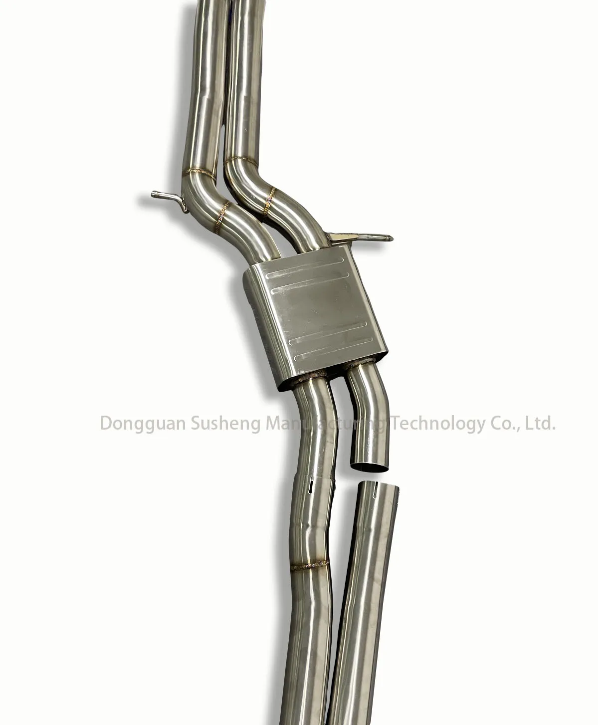 High quality engine Tuning Parts Turbo Muffler Downpipe Tips Car Racing Exhaust for Audi A*DI S6 S7 RS RS7 C7 exhaust system