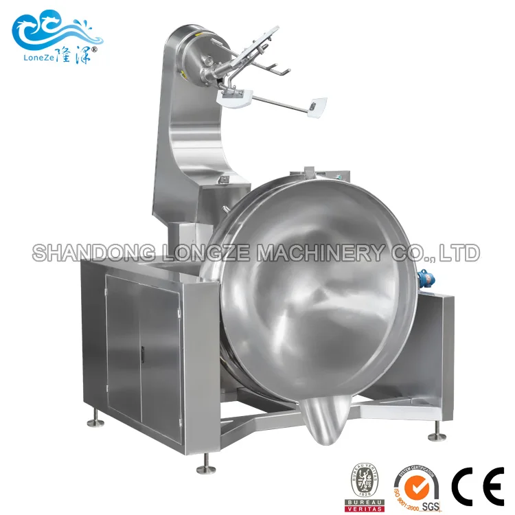 tomato sauce  ketchup making machine 100L 200L 300L automatic double jacketed kettle