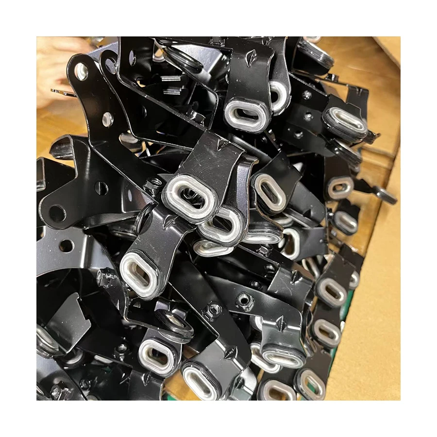 Black Powder Coated Electropolishing Stainless Steel 304 Q235 Deep Drawn Car Parts Accessories Custom Metal Stamping