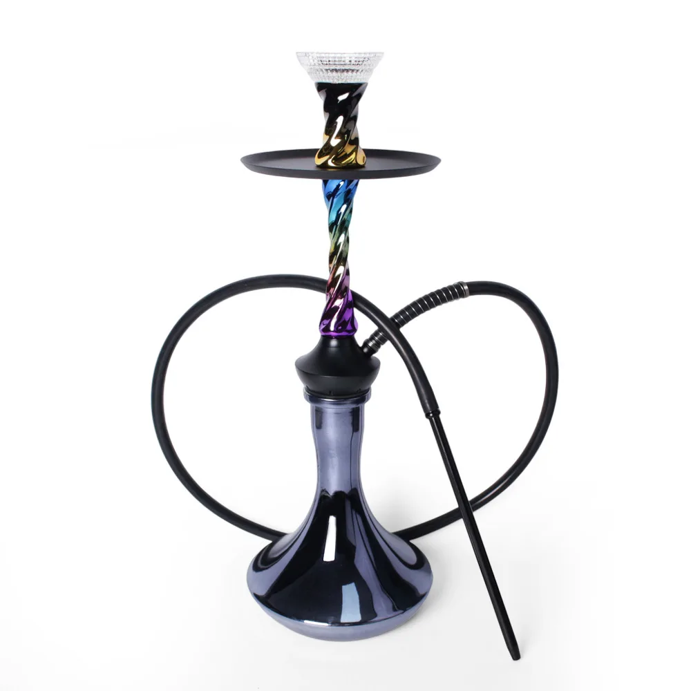 Оптовая Продажа с фабрики недорогой новый красочный изысканный скрученный кальян арабского кальяна большим новым зернистым табаком