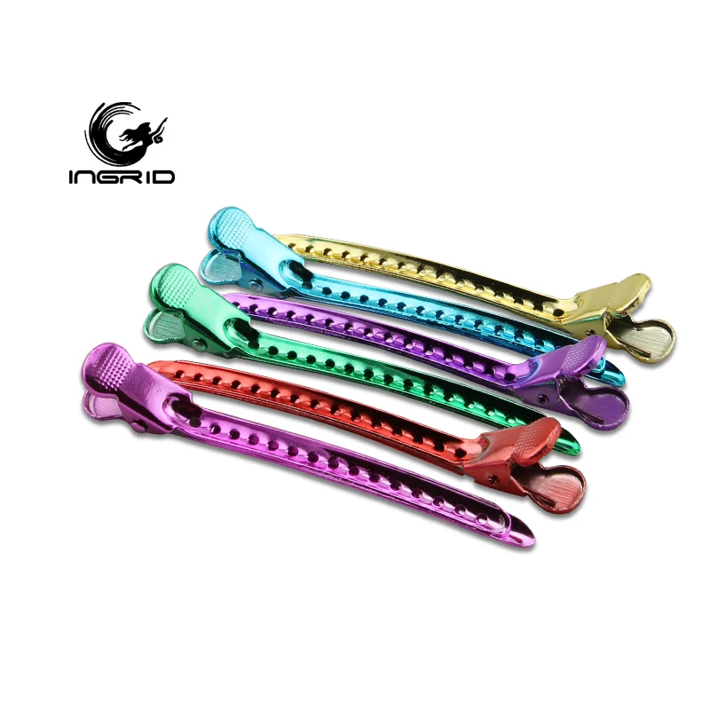 Beautiful Color Stainless Steel Hair Clips Curved Women Hair Clips Ins Hair Accessories