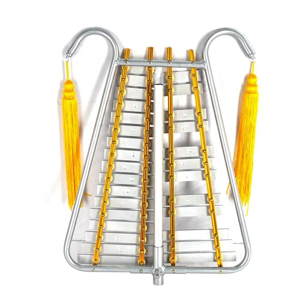 29-tone Aluminium Marching Xylophone, Metallophone with strap & stick children percussion