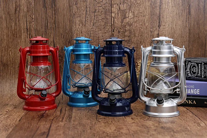 
Retro LED kerosene lamp battery lantern white light LED hanging lamp decoration lamp light camping 