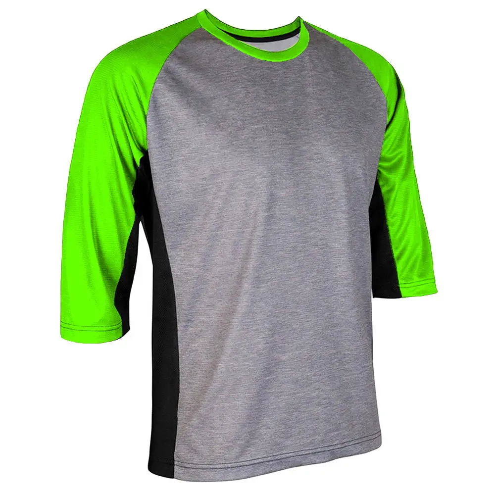 OEM team wear custom digital print mountain bike BMX shirt blank mtb jersey