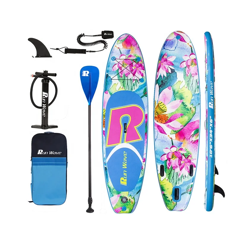 Runwave Drop shipping OEM China supplier Sup stand up paddle board waterplay surfing inflatable isup surfboard