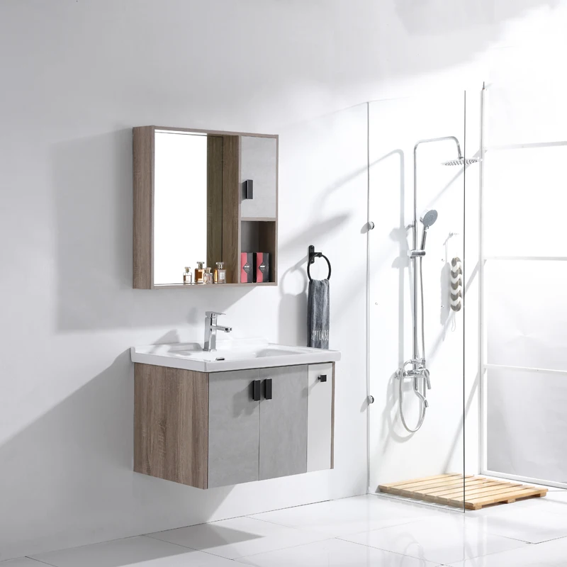New styles vanity furniture manufacturer bathroom cabinet solid wood