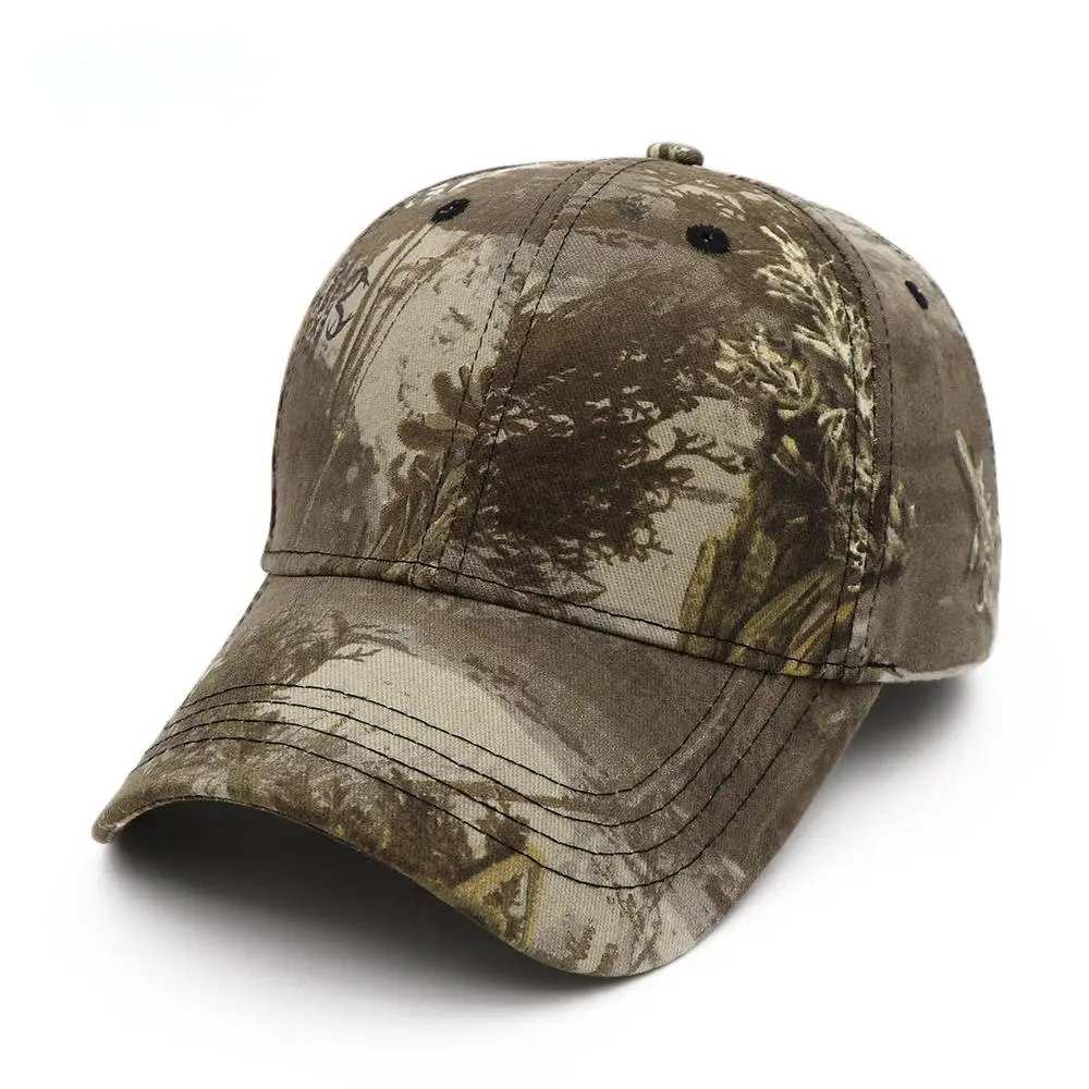 Unisex Breathable Cotton Baseball Cap Realtree Camouflage Hat for Outdoor Hunting Wholesale Real Tree Max-5