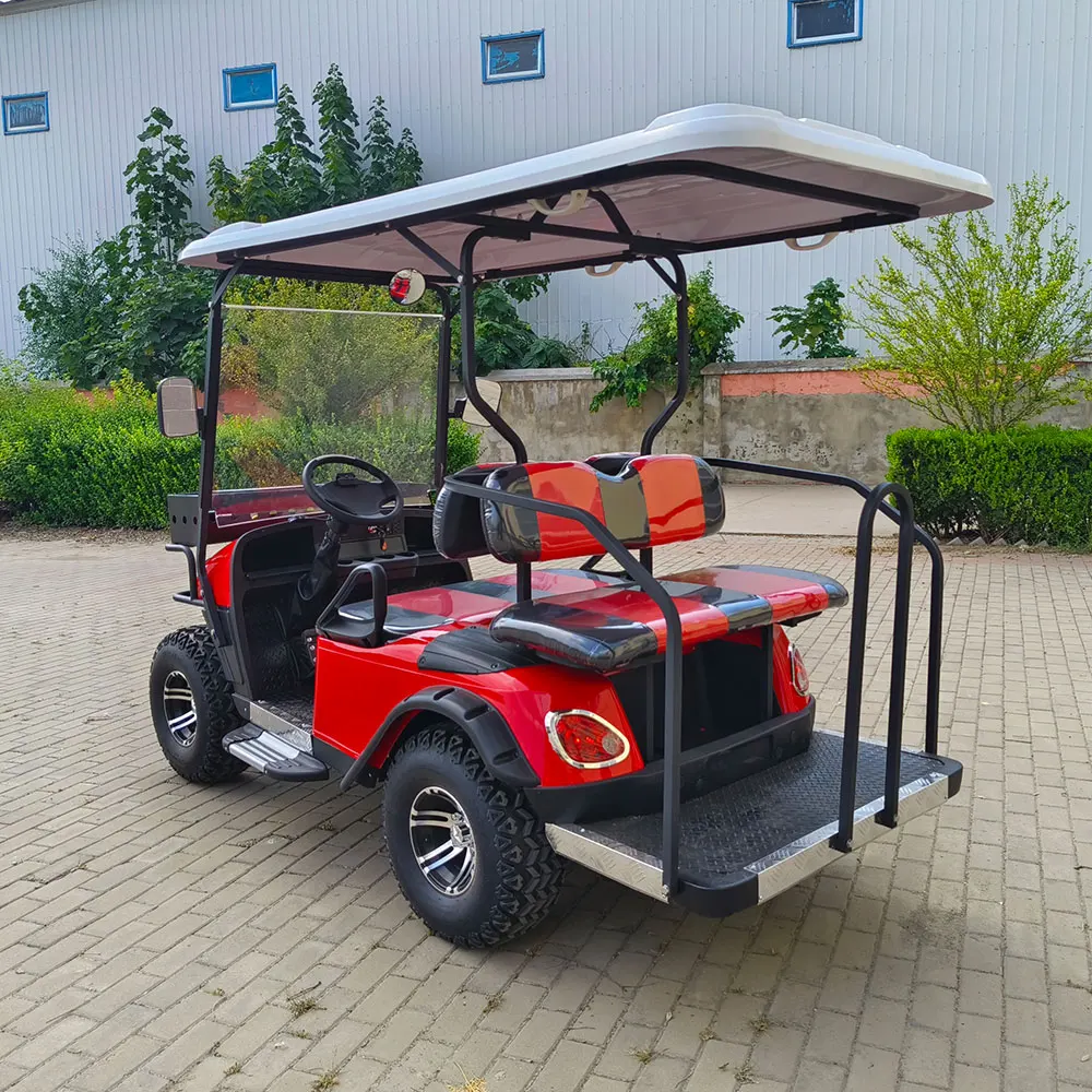 Custom Golf Cart 60V 72V Lithium Golf Cart Battery Fast Electric Golf Cart 4 Seater With CE Certification