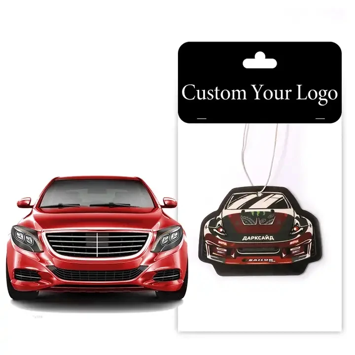 Wholesale Luxury customized logo all scent refresh paper car interior accessories car diffuser air freshener