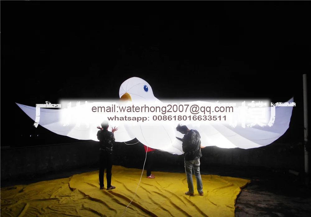 BOYI flying air cartoon animal balloons helium inflatable parade float eagle balloon