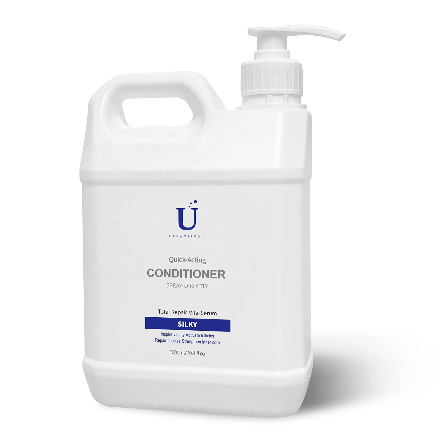 Cleansing U 2000ml Horse Oil Moisture Pet Dog Soft And Silky Hair Pet Shampoo Conditioner To Repair Damage Hair Dog Conditioner