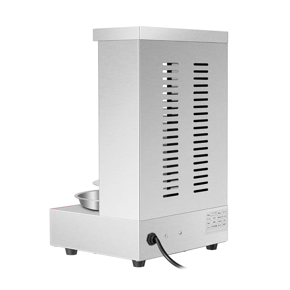 Electric Semi-Automatic Rotating Doner Kebab Machine Chicken Shawarma Grill Machine